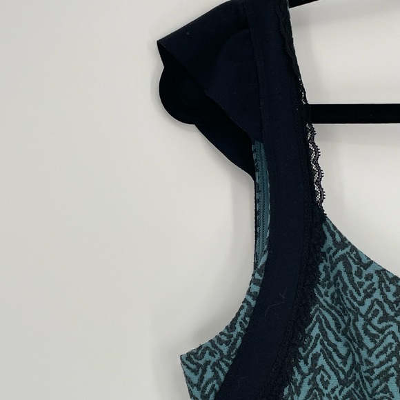 Free People Women's Bodycon Mini Dress Animal Print Sleek Party Chic Size L - Picture 5 of 13